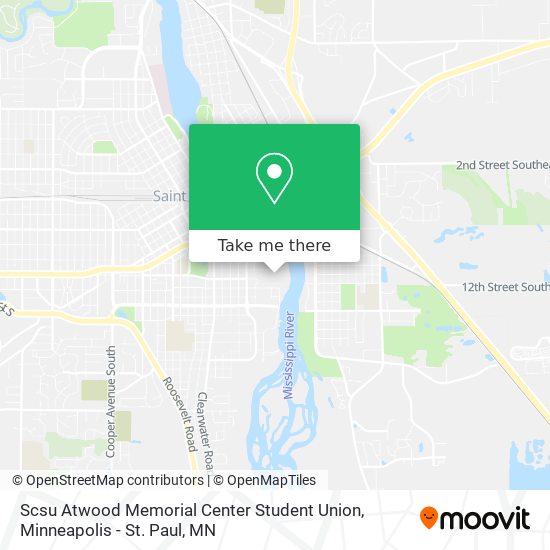 Scsu Atwood Memorial Center Student Union map