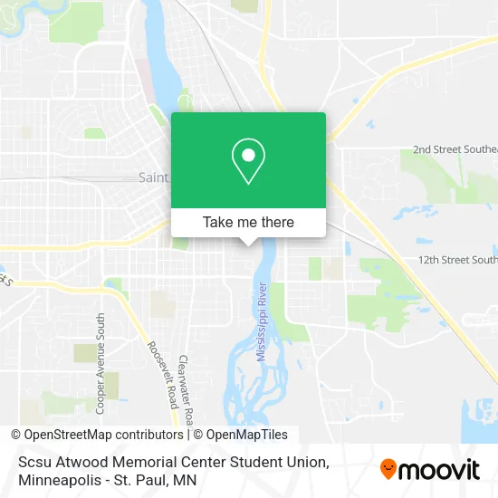 Scsu Atwood Memorial Center Student Union map