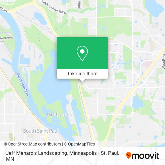 Jeff Menard's Landscaping map
