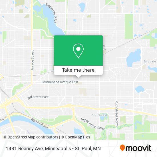 Mapa de 1481 Reaney Ave