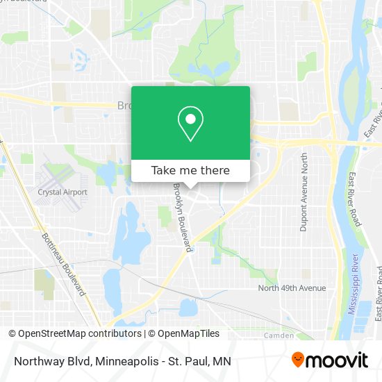 Mapa de Northway Blvd
