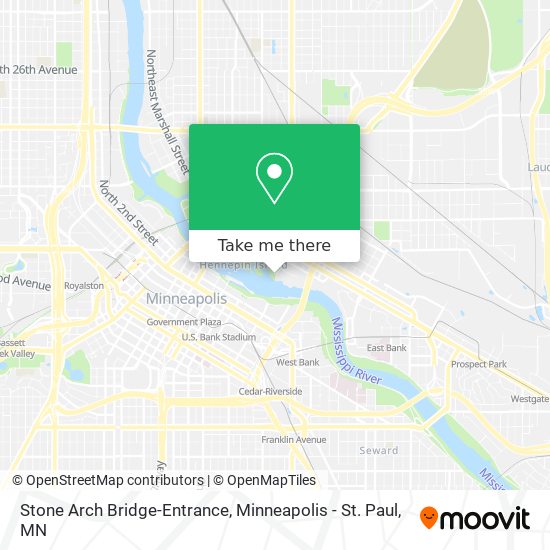 Stone Arch Bridge-Entrance map