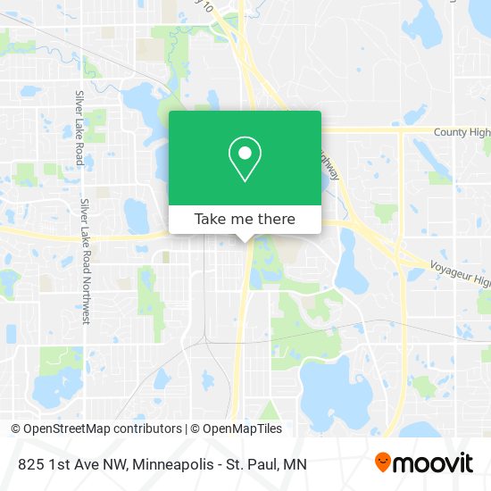 825 1st Ave NW map