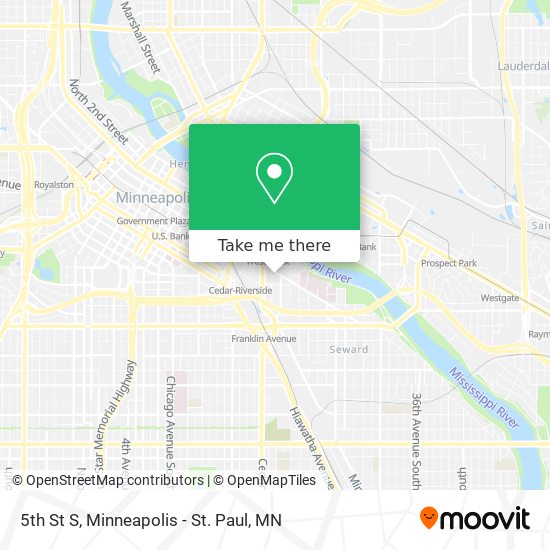 5th St S map