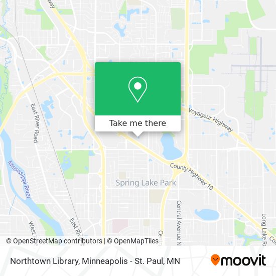Northtown Library map