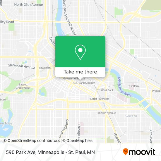 590 Park Ave map