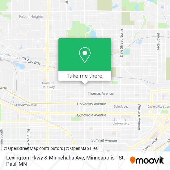 Mapa de Lexington Pkwy & Minnehaha Ave