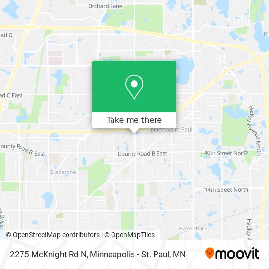 Mapa de 2275 McKnight Rd N
