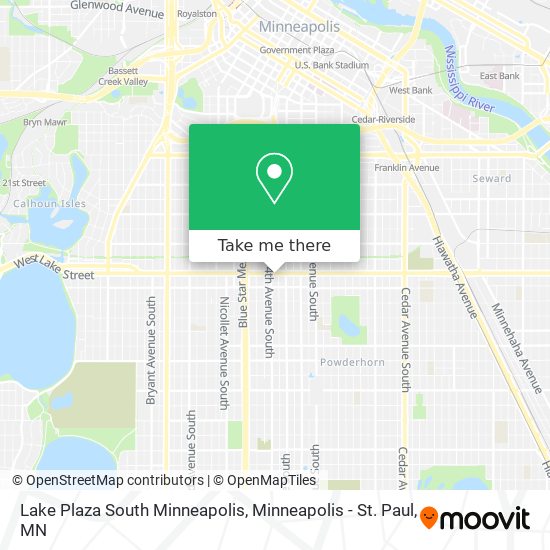 Lake Plaza South Minneapolis map