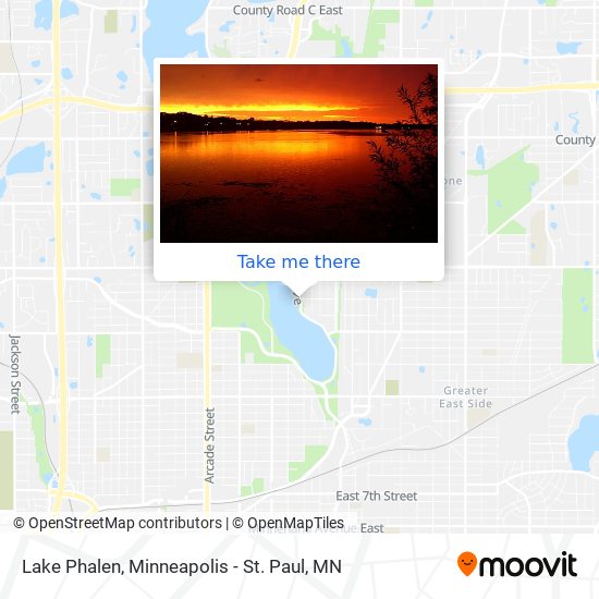 Lake Phalen map