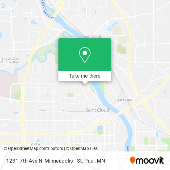 1231 7th Ave N map
