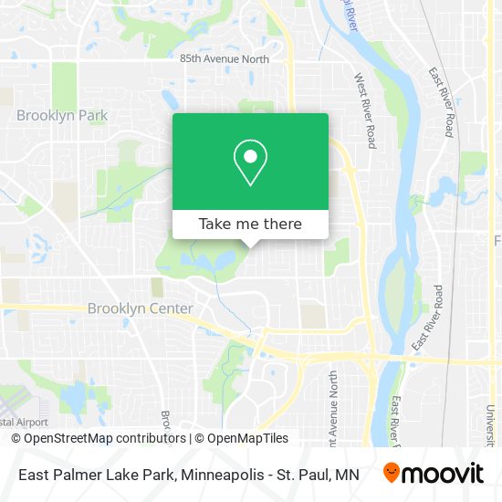 Mapa de East Palmer Lake Park