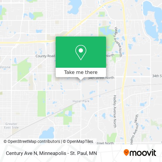 Century Ave N map