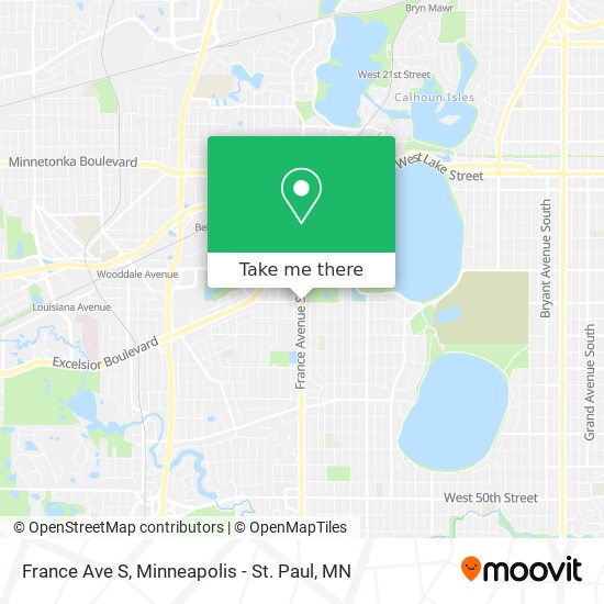 Mapa de France Ave S