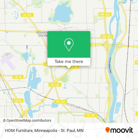 How To Get Hom Furniture In Brooklyn Center By Bus Moovit Hom Furniture In Brooklyn Center By Bus, Hom Furniture Mn