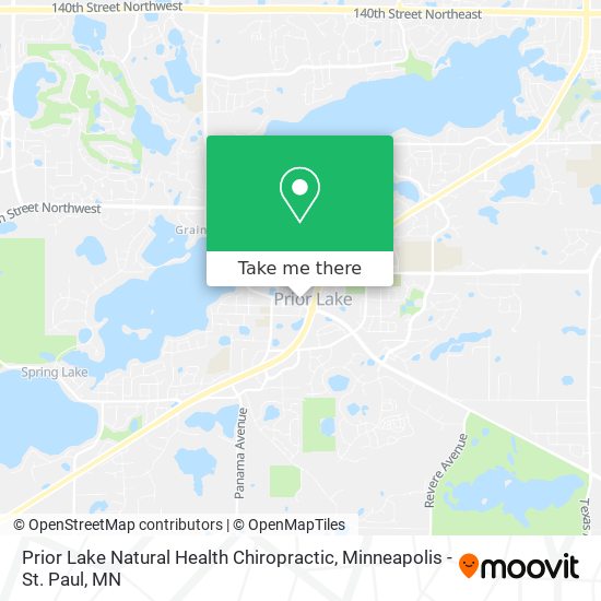 Mapa de Prior Lake Natural Health Chiropractic