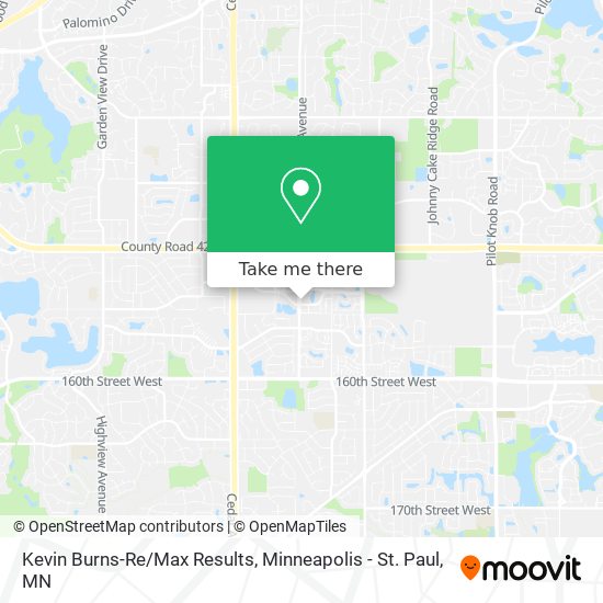 Mapa de Kevin Burns-Re/Max Results