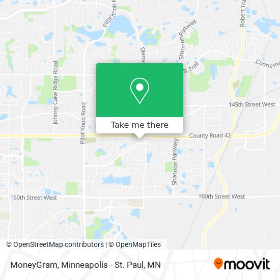 Mapa de MoneyGram