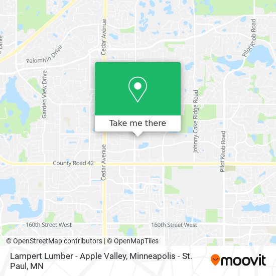 Mapa de Lampert Lumber - Apple Valley