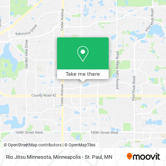 Mapa de Rio Jitsu Minnesota