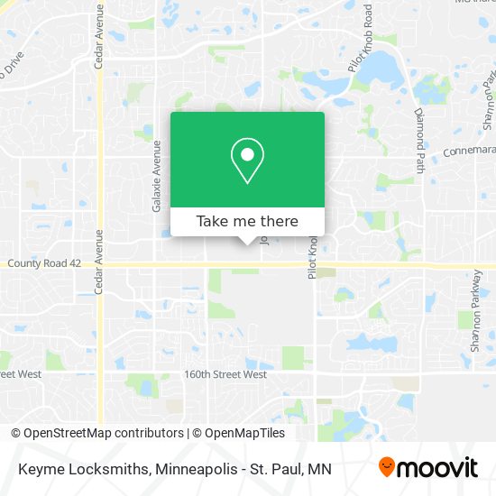 Keyme Locksmiths map