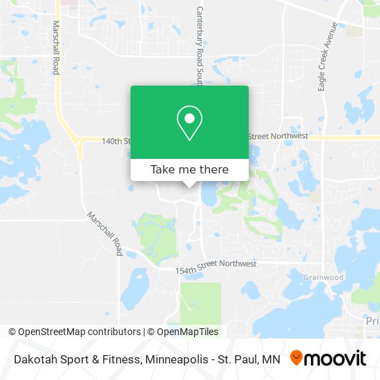 Mapa de Dakotah Sport & Fitness
