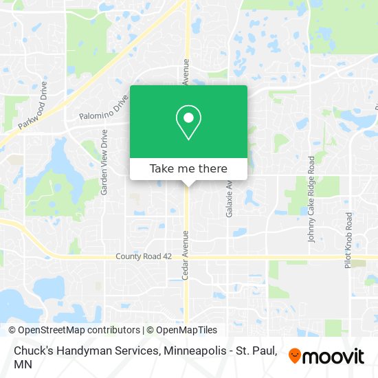 Mapa de Chuck's Handyman Services