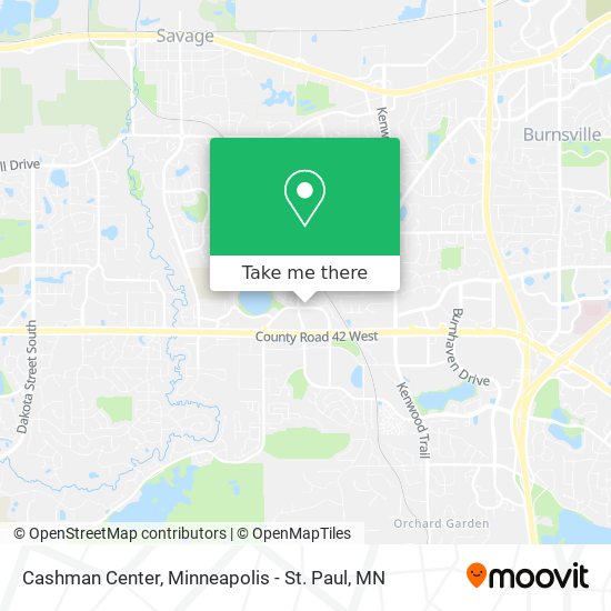 Cashman Center map