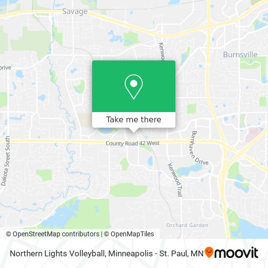 Northern Lights Volleyball map