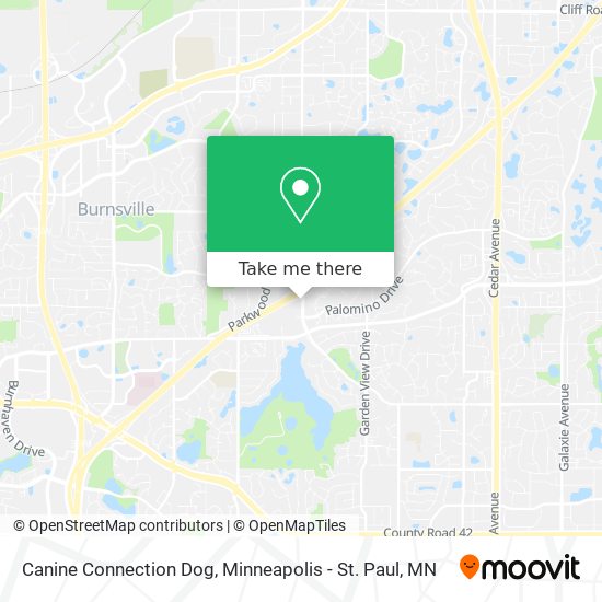 Mapa de Canine Connection Dog
