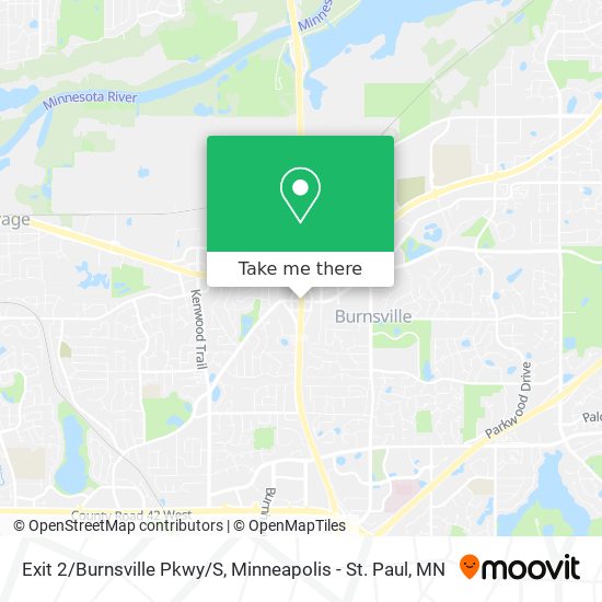 Exit 2/Burnsville Pkwy/S map