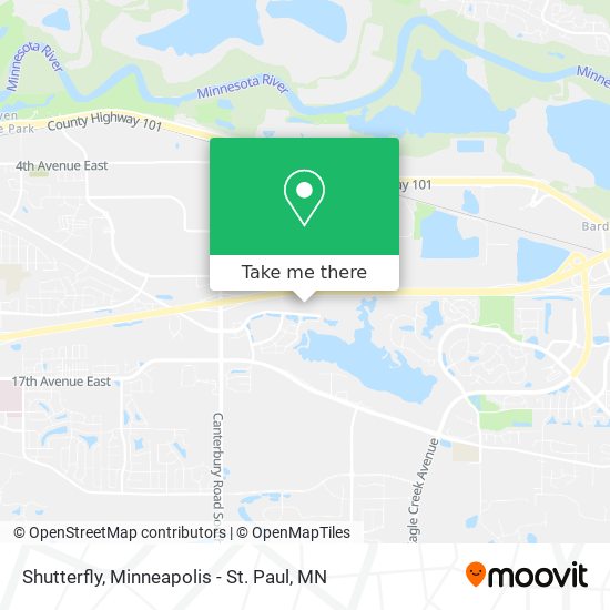 Mapa de Shutterfly
