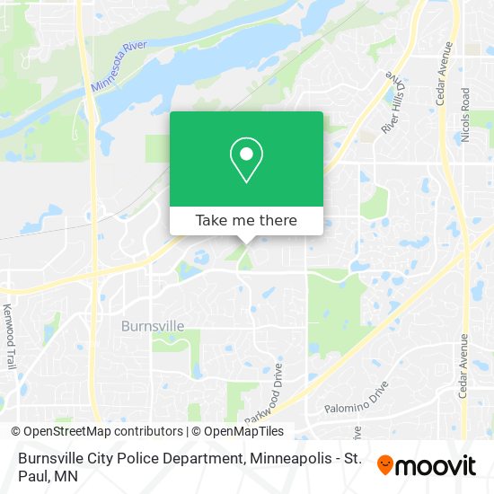Burnsville City Police Department map