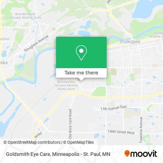 Goldsmith Eye Care map