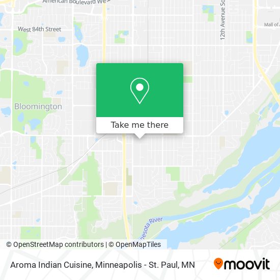 Aroma Indian Cuisine map