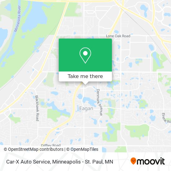 Car-X Auto Service map