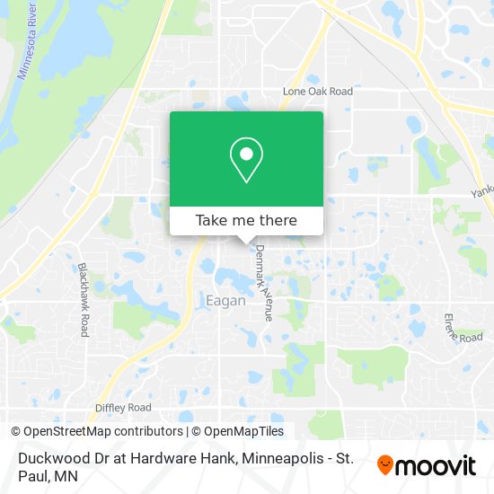 Mapa de Duckwood Dr at Hardware Hank