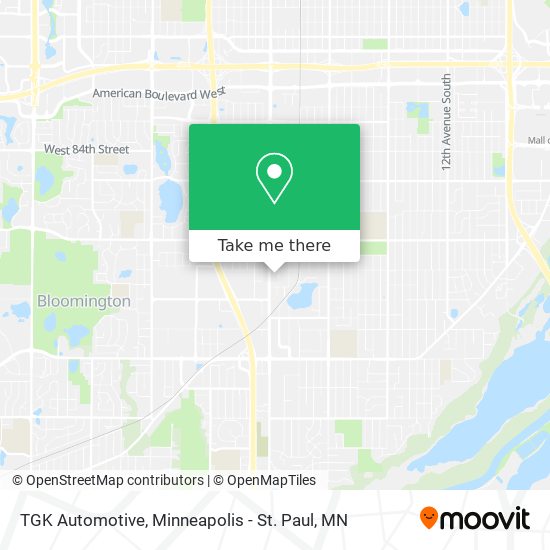 TGK Automotive map