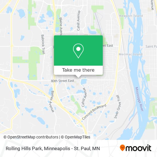 Mapa de Rolling Hills Park