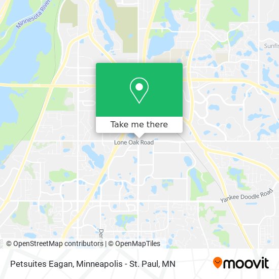 Petsuites Eagan map