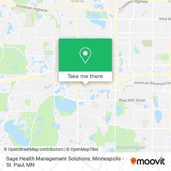 Sage Health Management Solutions map