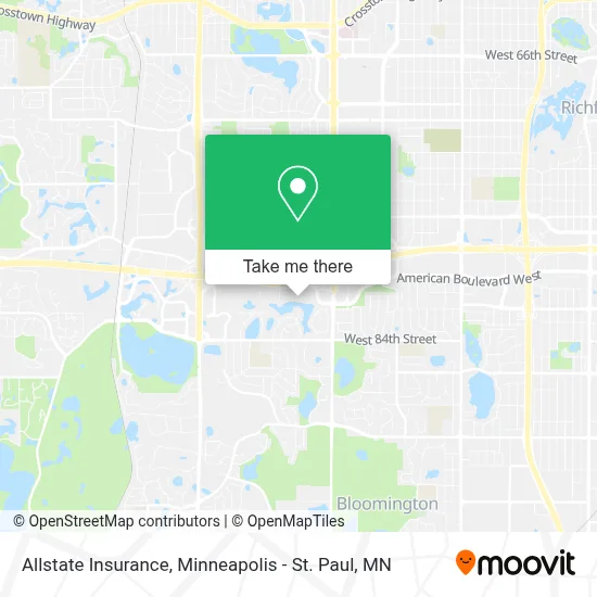 Allstate Insurance map