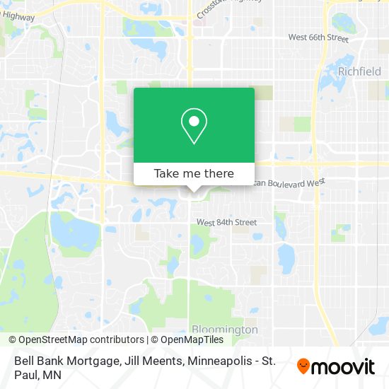 Bell Bank Mortgage, Jill Meents map