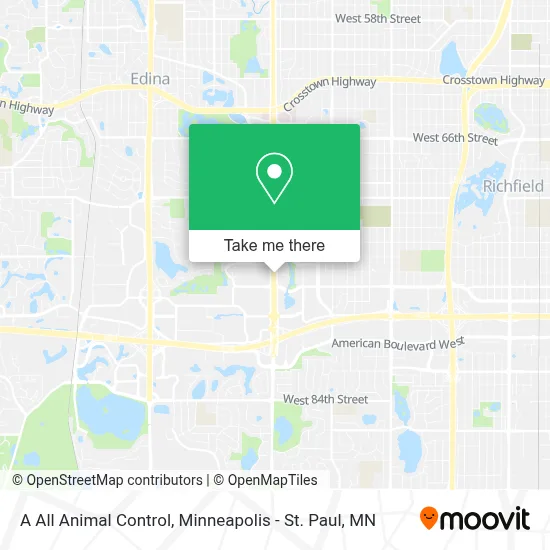 A All Animal Control map