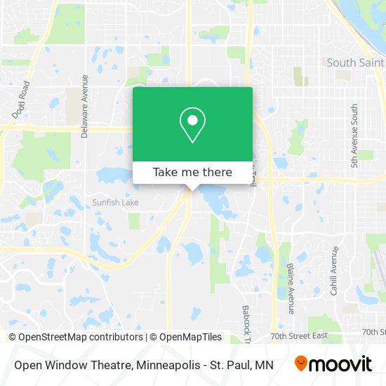 Open Window Theatre map