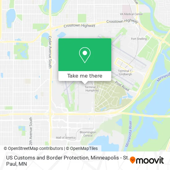 US Customs and Border Protection map