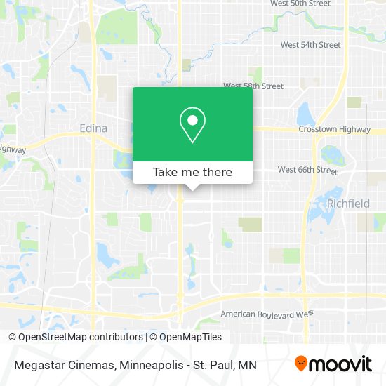 Megastar Cinemas map