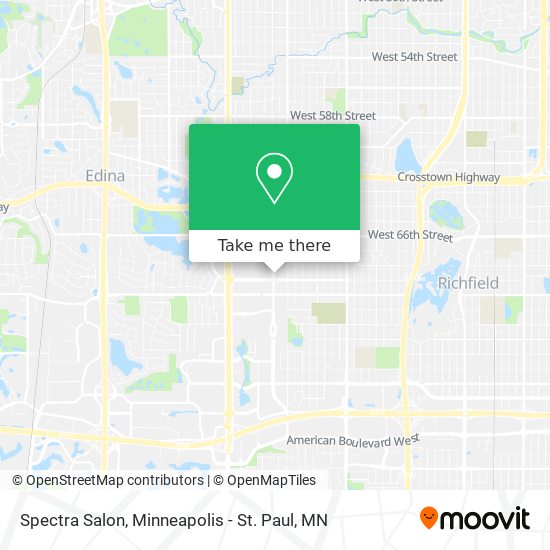 Spectra Salon map