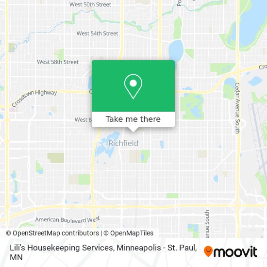 Mapa de Lili's Housekeeping Services