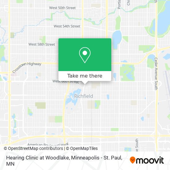 Mapa de Hearing Clinic at Woodlake